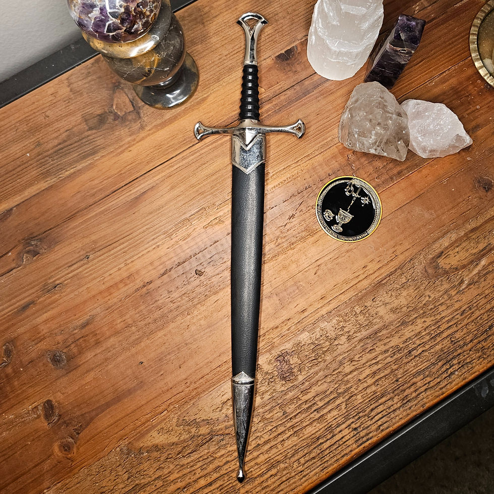 Thumbnail: Ceremonial Anduril "Flame of the West" Ritual Dagger