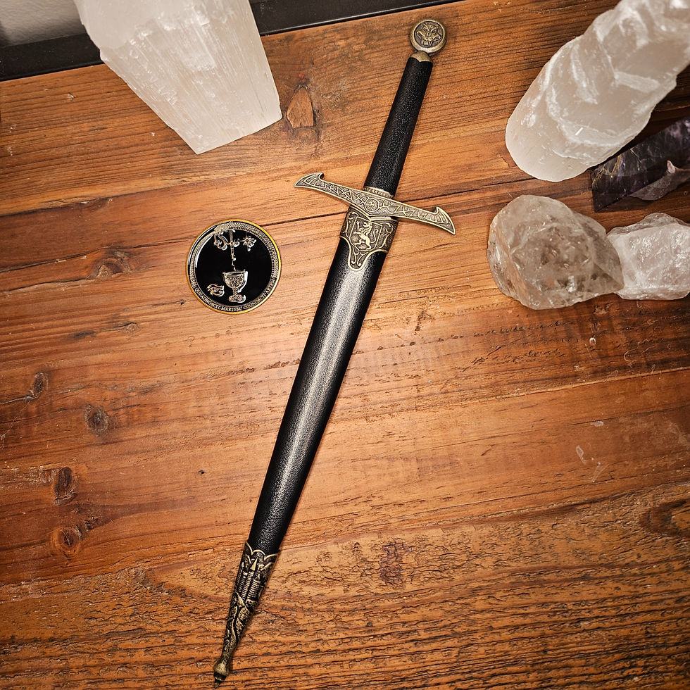 Thumbnail: Athena’s Owl Ritual Dagger & Scabbard