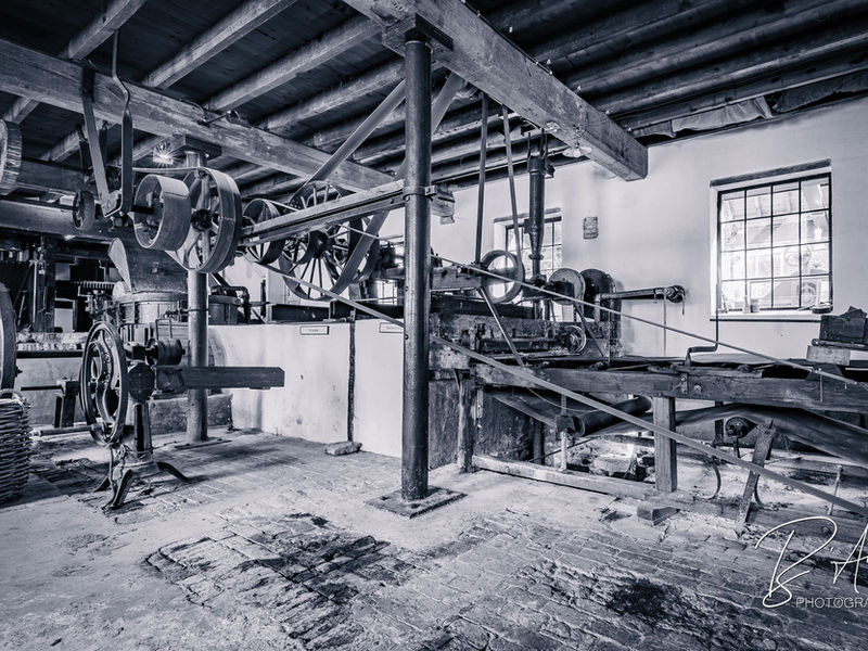 Detail oude machine