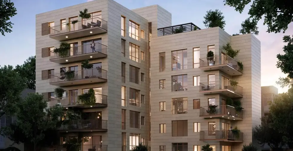 penthouse rehavia side building.