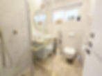 Modern bathroom with shower