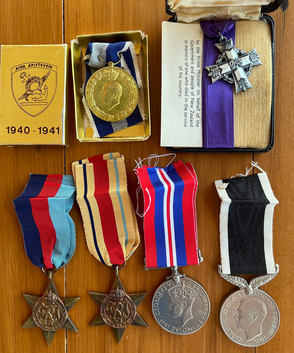 Memorial Cross - 1st Casualty of 18 Btn. Greece