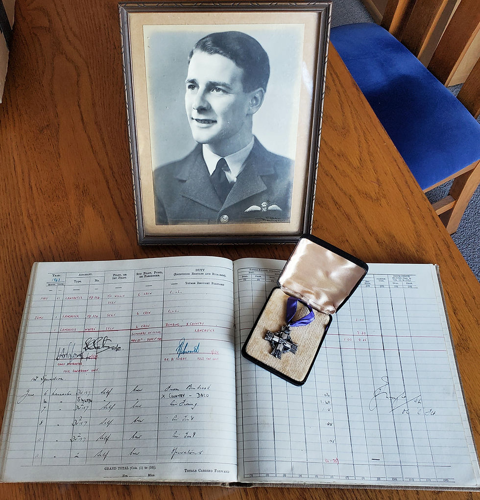 RNZAF Memorial Cross/Log Book Group