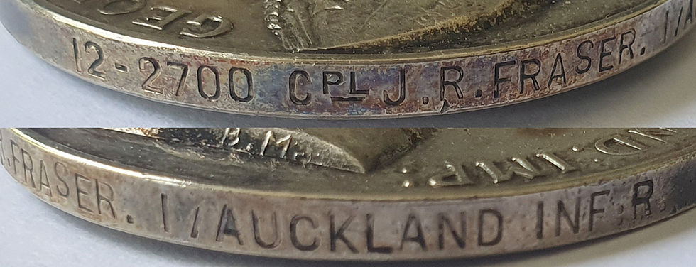 Thumbnail: Partial NZEF MM and Trio - Auckland Regt.