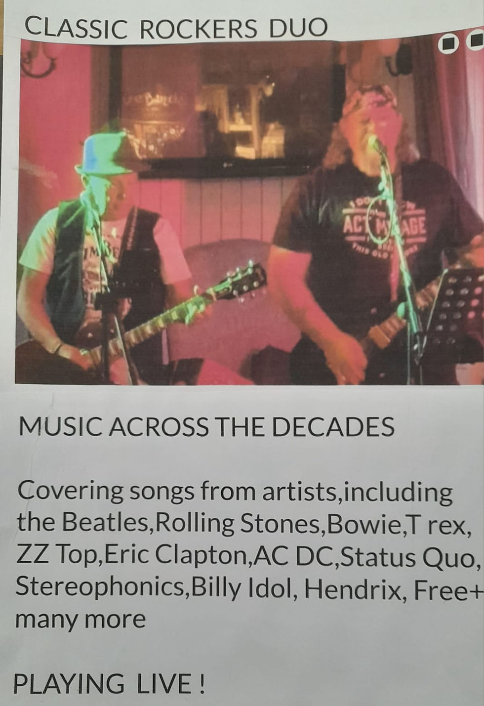 Classic Rockers Duo