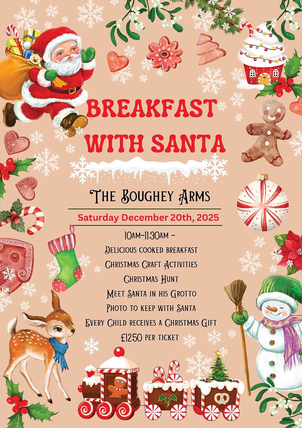 Breakfast with Santa - Pre Bookings required
