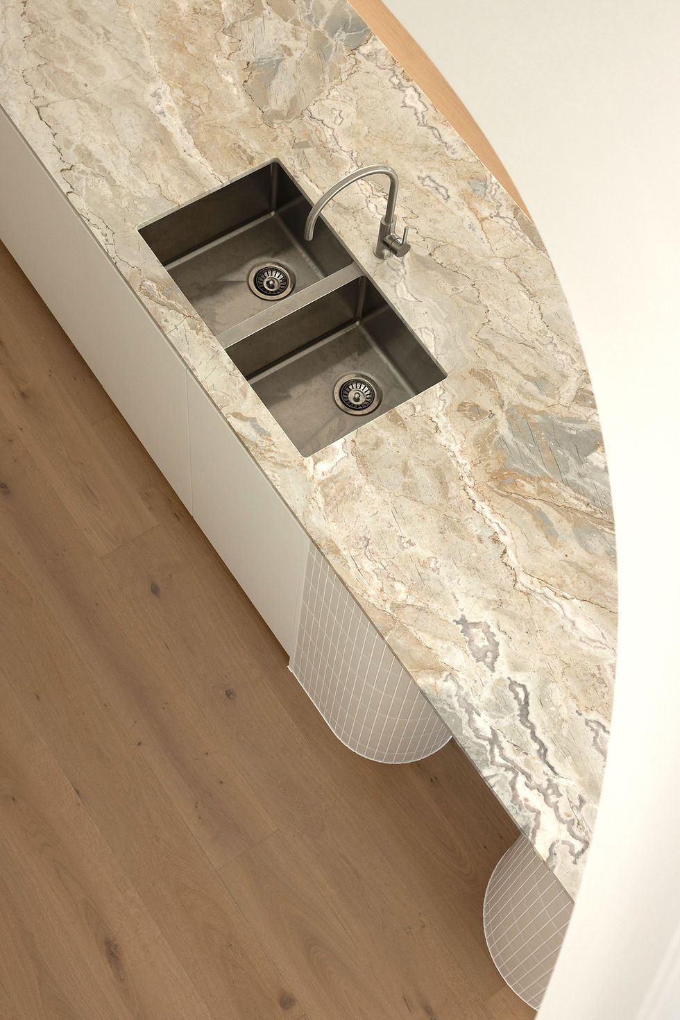 kitchen bench and sink