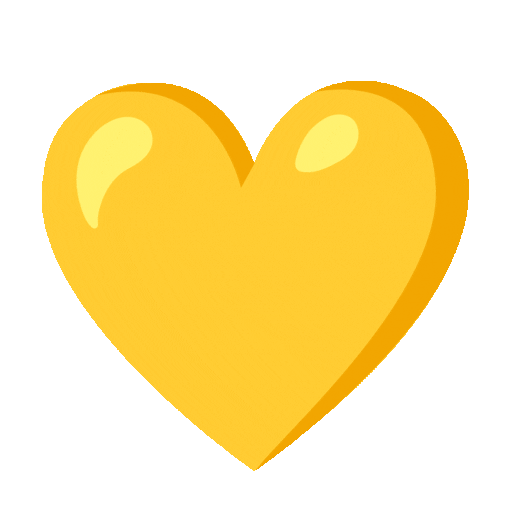 Yellow Heart Emoji.gif