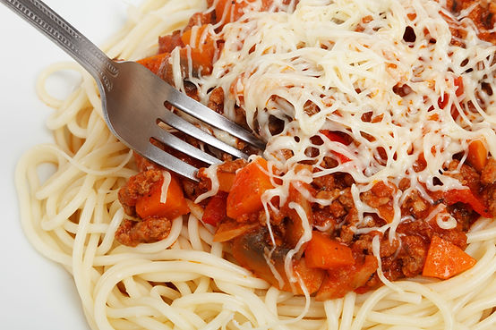 Fork in spaghetti 