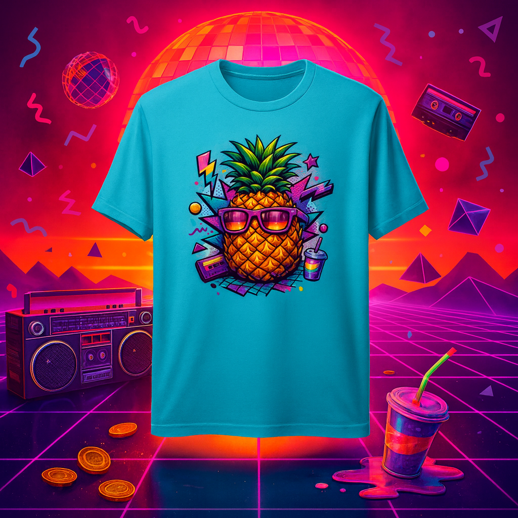 Retro Pineapple Sunglasses T-Shirt
