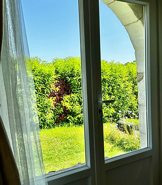 Vue jardin du Gîte Tourmaline