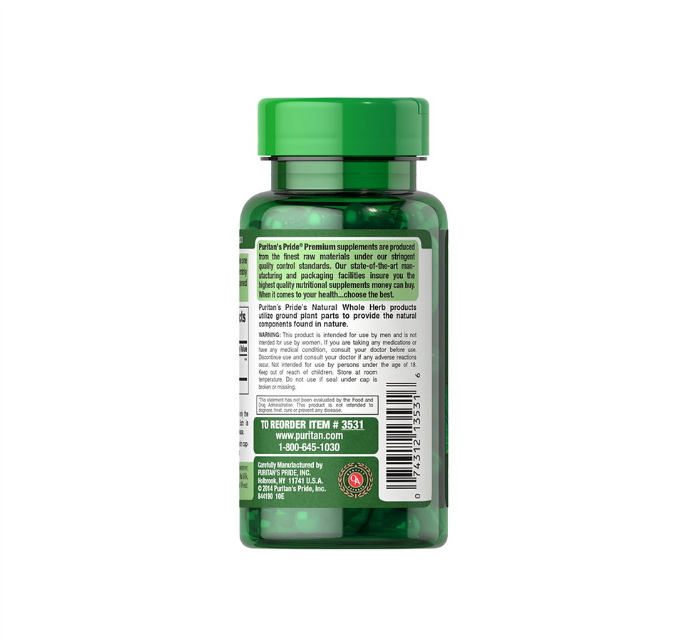 Miniatura: Puritan Pride Saw Palmetto 450mg 100 Caps