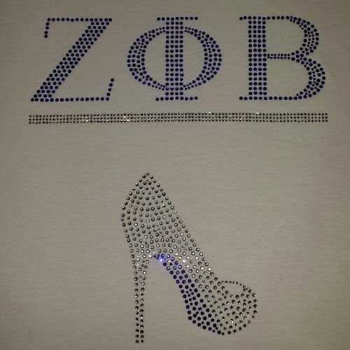 Zeta Phi Beta w/shoe