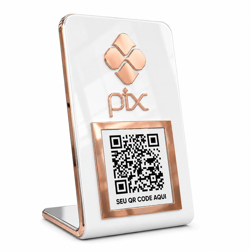 Miniatura: PLACA PIX PAGAMENTO QR CODE ACRÍLICO