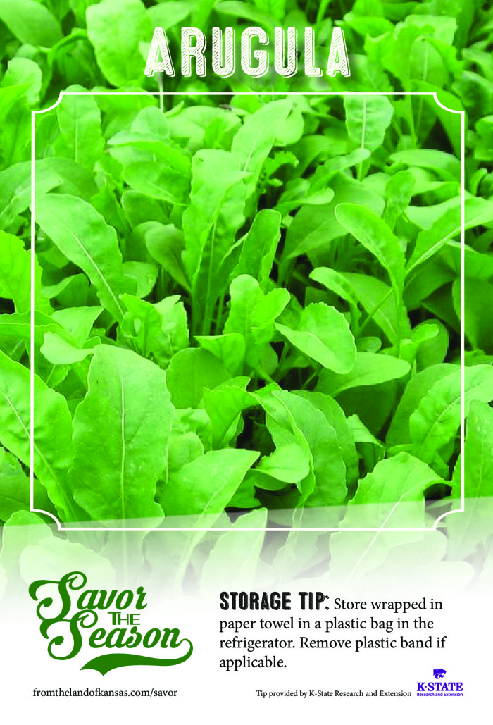 arugula-Storage Tip