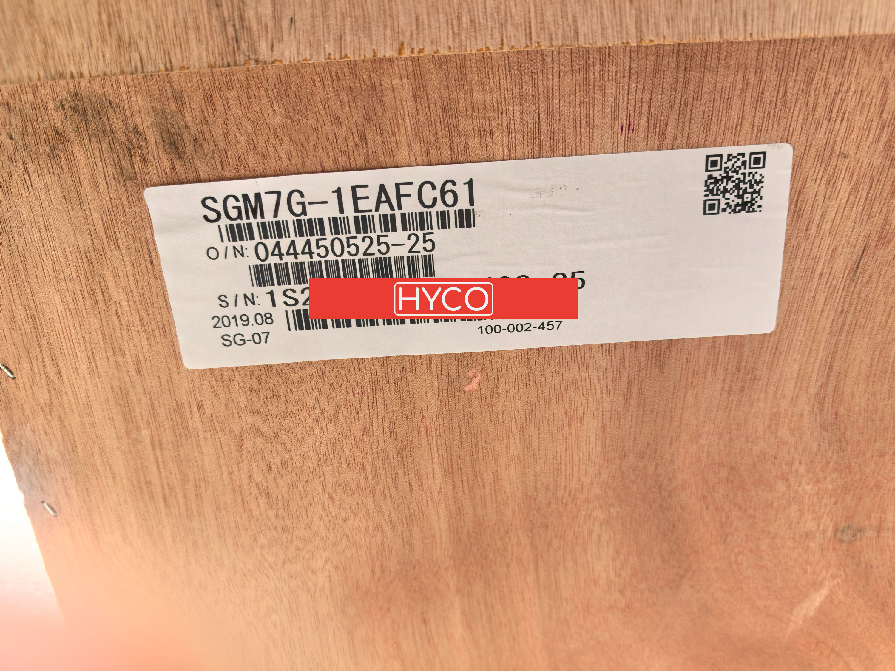 SGM7G-1EAFC61   YASKAWA