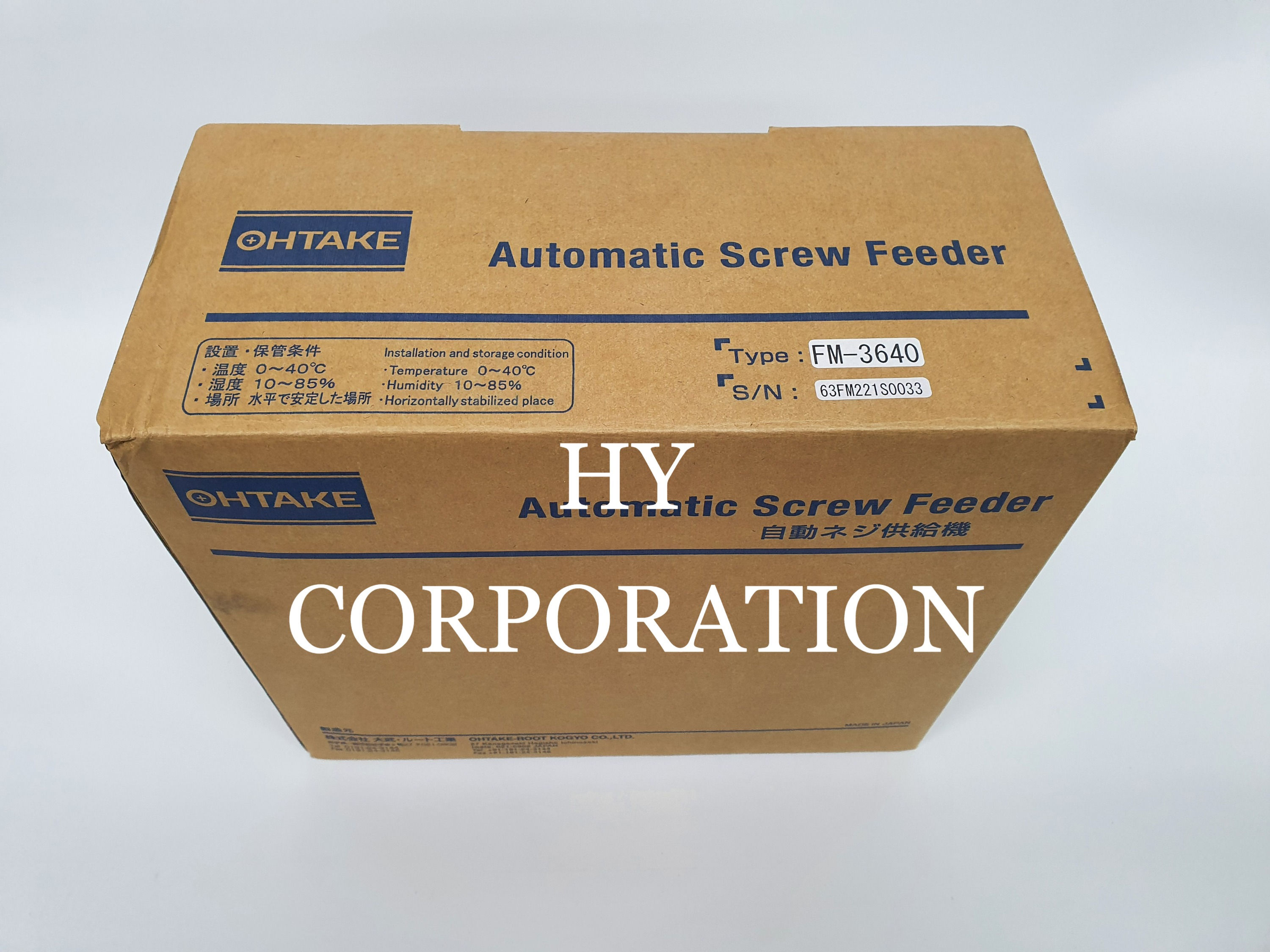 OHTAKE  AUTOMATIC SCREW FEEDER FM-3640