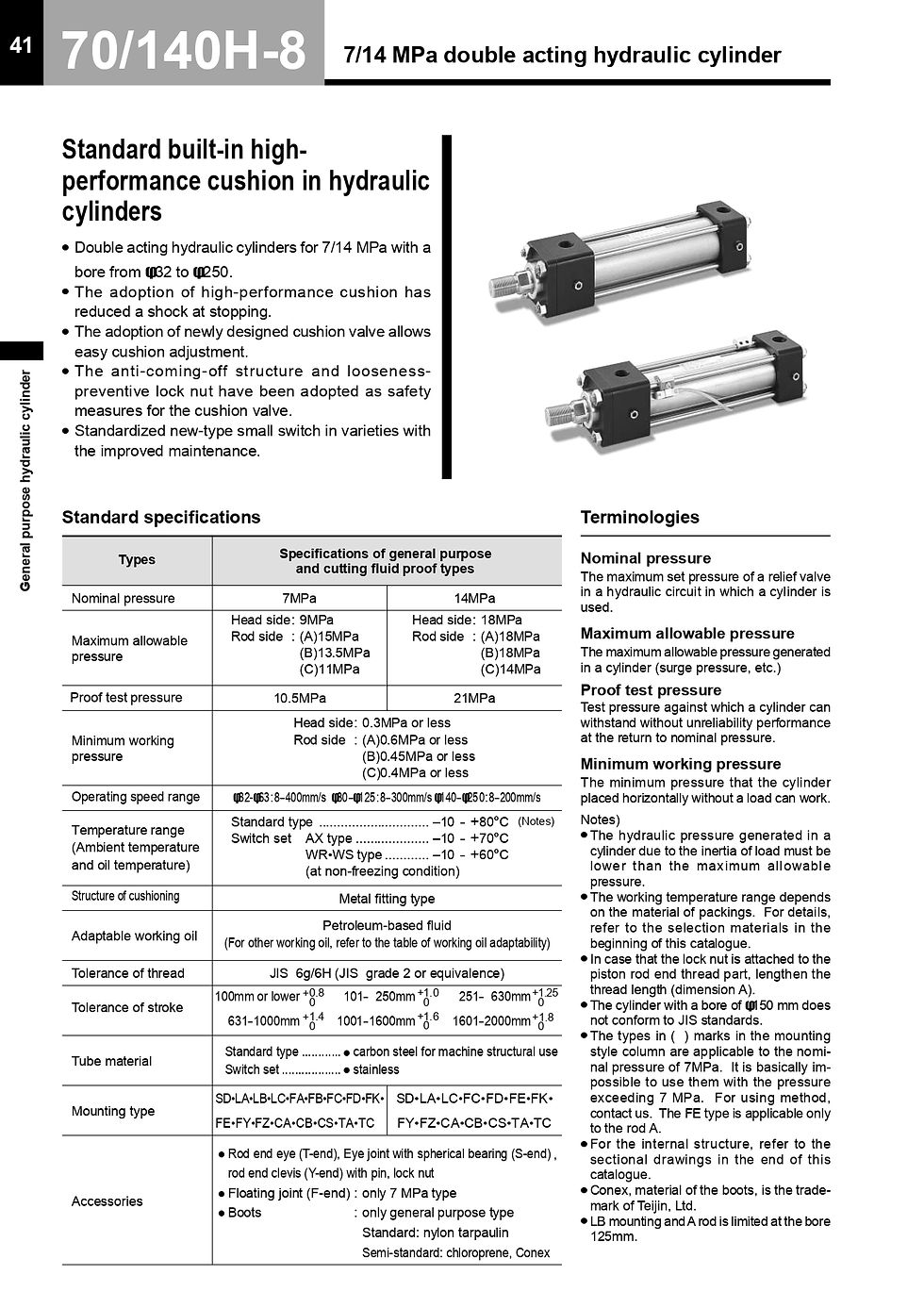 TAIYO PARKER 70H-8R1FB32BB60-ABCH2-FL