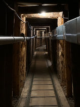 Best Balkan tour packages - Explore the Tunnel of Hope in Sarajevo, Bosnia-Herzegovina, showcasing its narrow passageway.