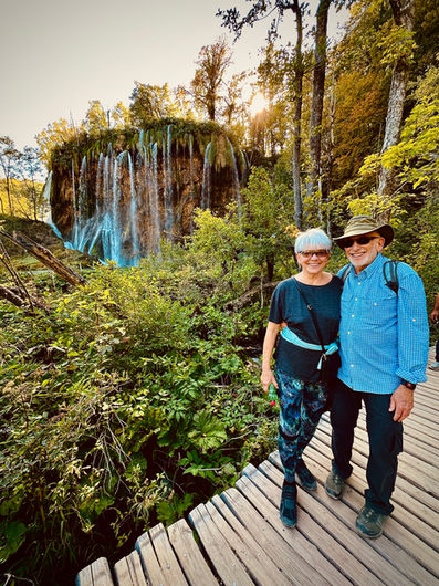 Cascading waterfalls at Plitvice Lakes National Park, a highlight of private guided tours in Croatia
