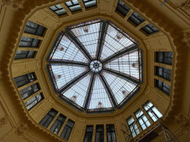 Art Nouveau architecture of the Oktogon in Zagreb, a highlight of luxury private tours.
