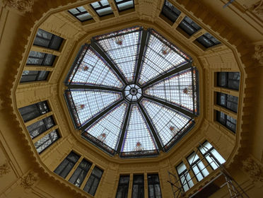 Art Nouveau architecture of the Oktogon in Zagreb, a highlight of luxury private tours.