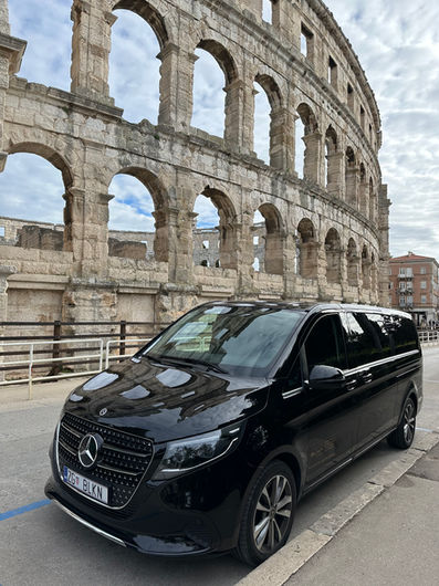 Best Private Tours in Croatia - Luxury Mercedes-Benz V-Class used for private transfers in Croatia.