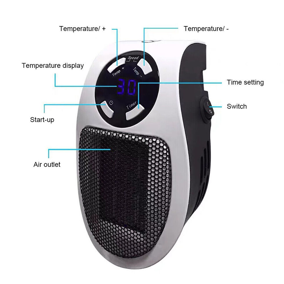 Thumbnail:  Portable Heater Electric Heater Plug In Wall Room Heater Home Appliance Heating