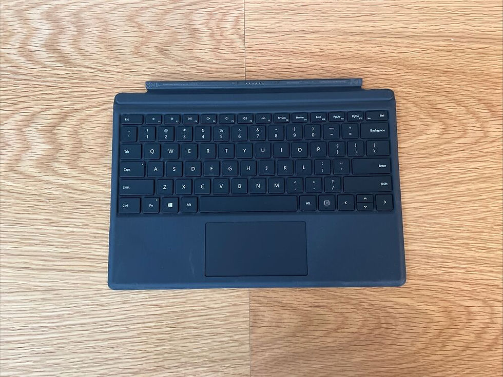 Thumbnail:  Microsoft Surface Pro 7 (Black) - i5-1035G4 - 256GB SSD - 8GB RAM - CRACKED SCR