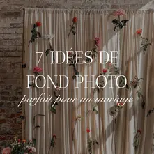 7 idées de coin photo parfait pour un mariage
