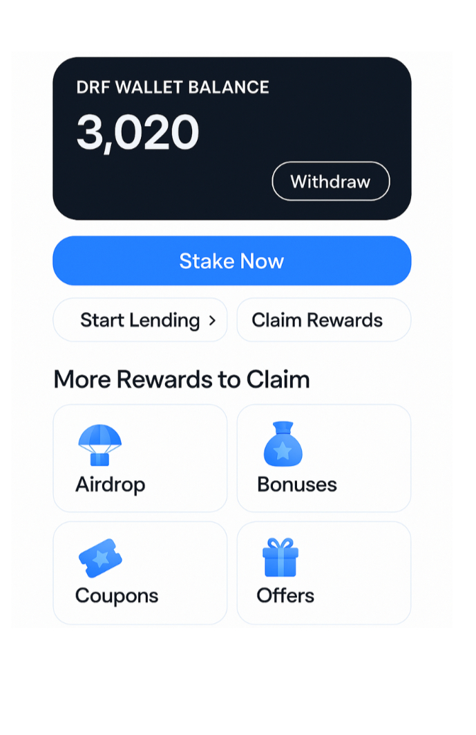 App Screen dashboard