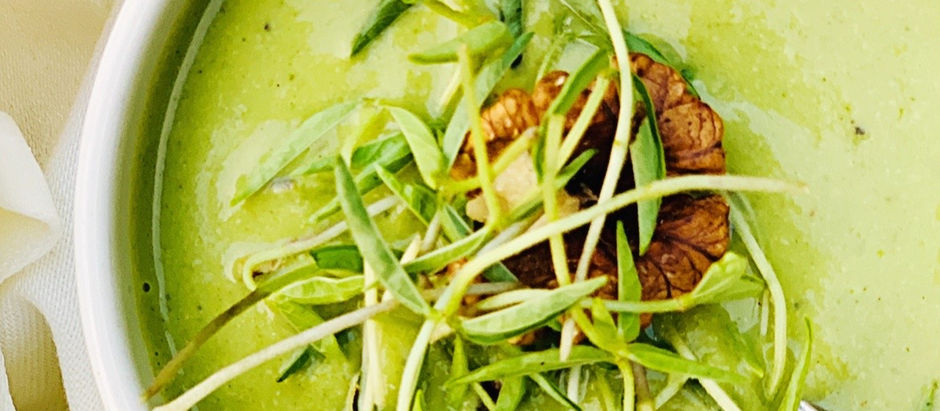 Cauliflower and celery soup