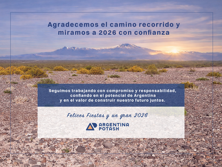Mensaje de Fin de Año de Argentina Potash