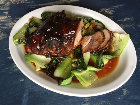 Plum Glazed Pork Shoulder