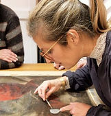 Atelier de restauration de tableaux