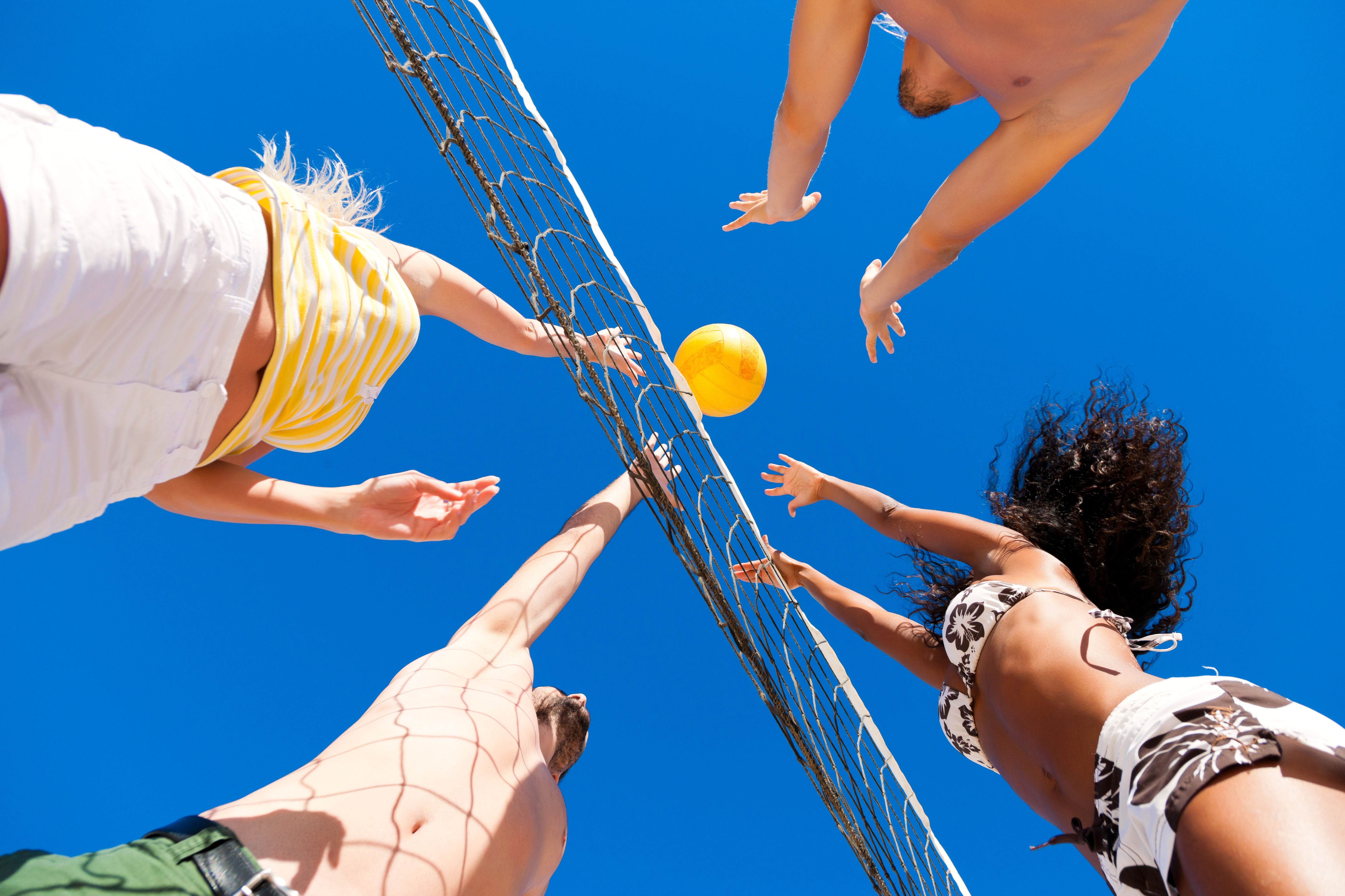 Beach Volleyball Game