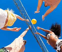 Beach Volleyball Game