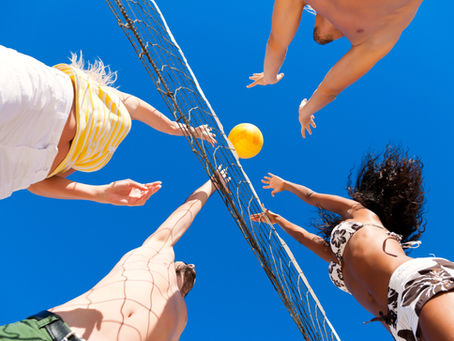 Volleyball On The Beach!