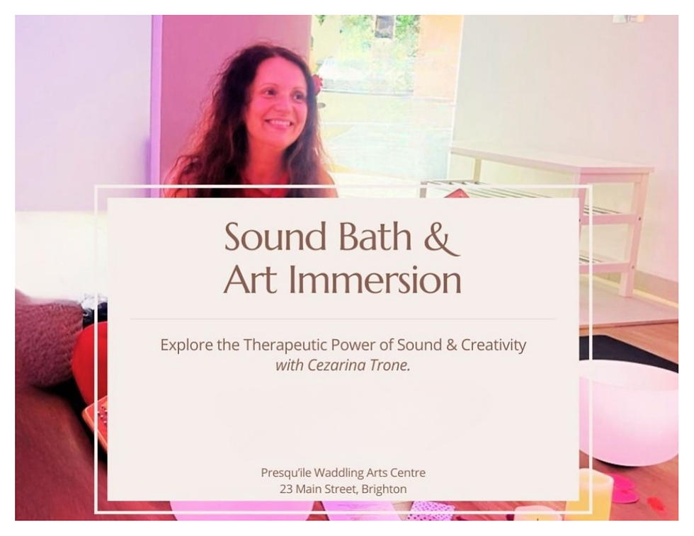 Sound Bath & Art Immersion