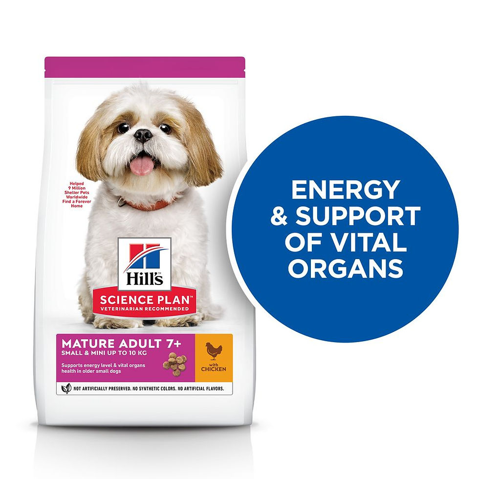 Miniatura: Hills SP Mature Adult 7+ Small & Mini Chicken 1.5KG