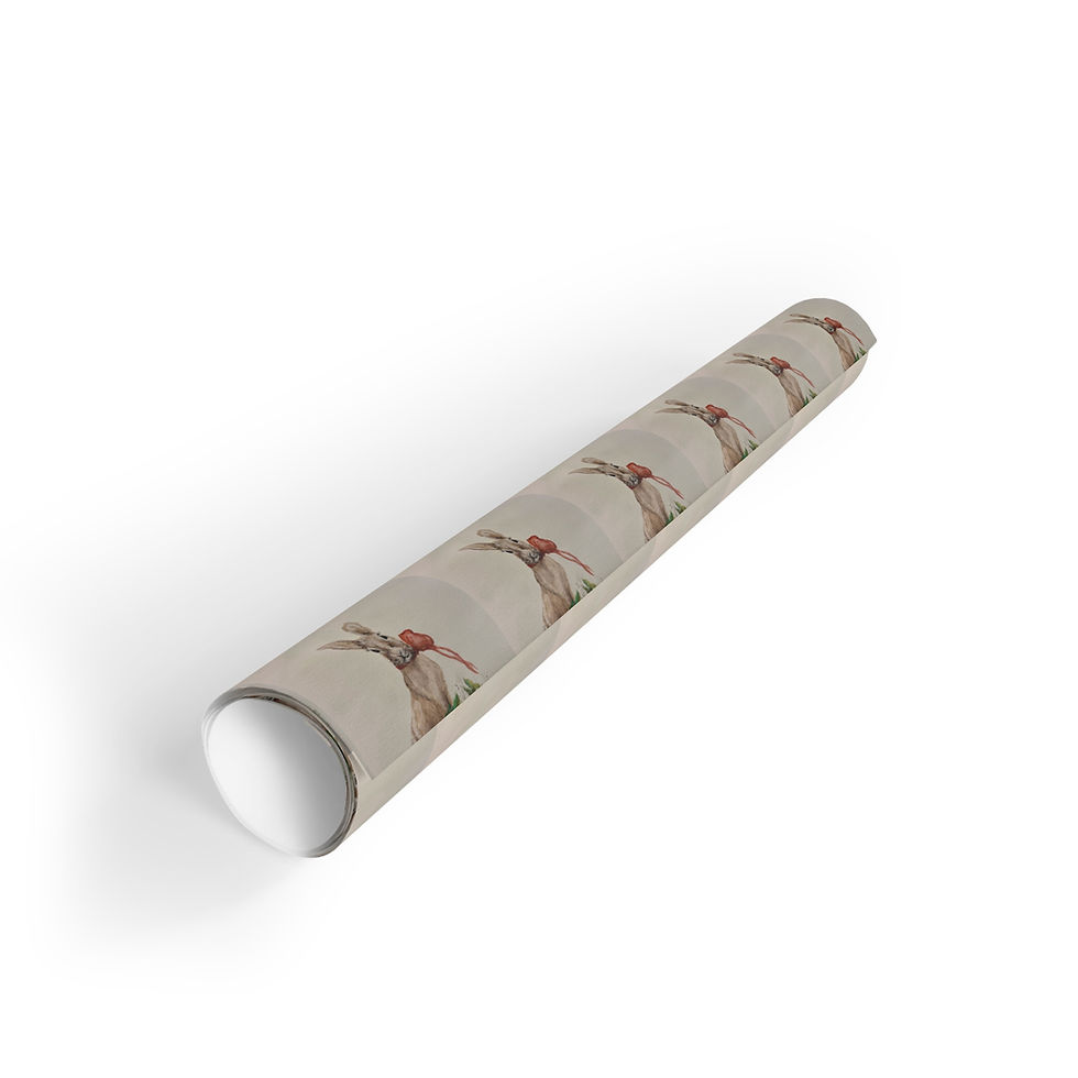 Thumbnail: Bunny - Fox Hollow Gift Wrapping Paper Roll - Original Art Design