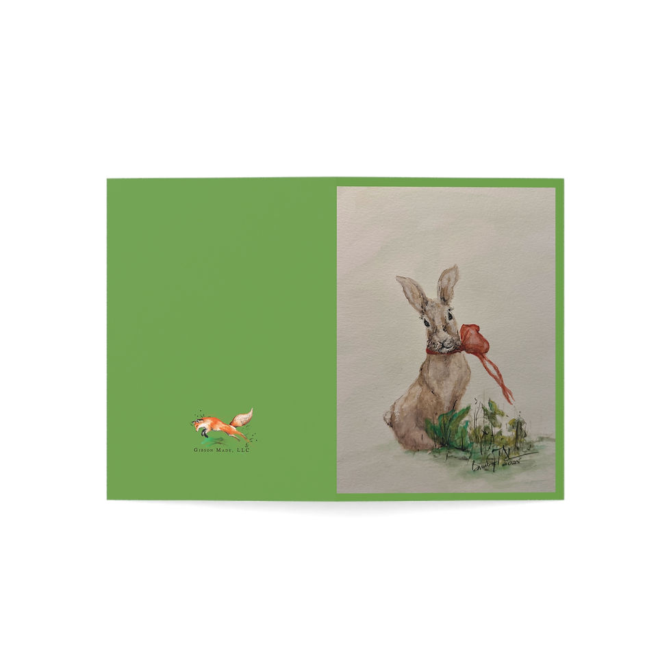 Thumbnail: Fox Hollow Series - Cute Woodland Blank Note Cards (Pack of 1, 10, 30, 50)