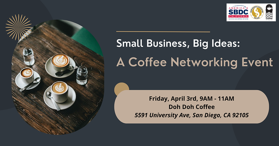 Small Business, Big Ideas: A Coffee Networking Event