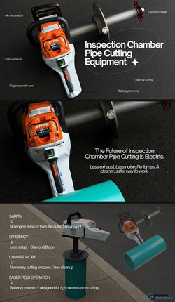 inspection chamber pipe cutter