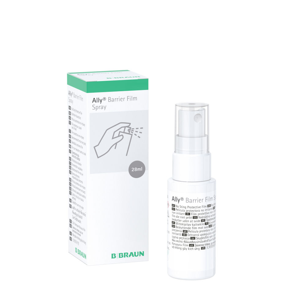 Spray BBraun ALLY BARRIER FILM, protectiv pentru piele sensibilă si stomă
