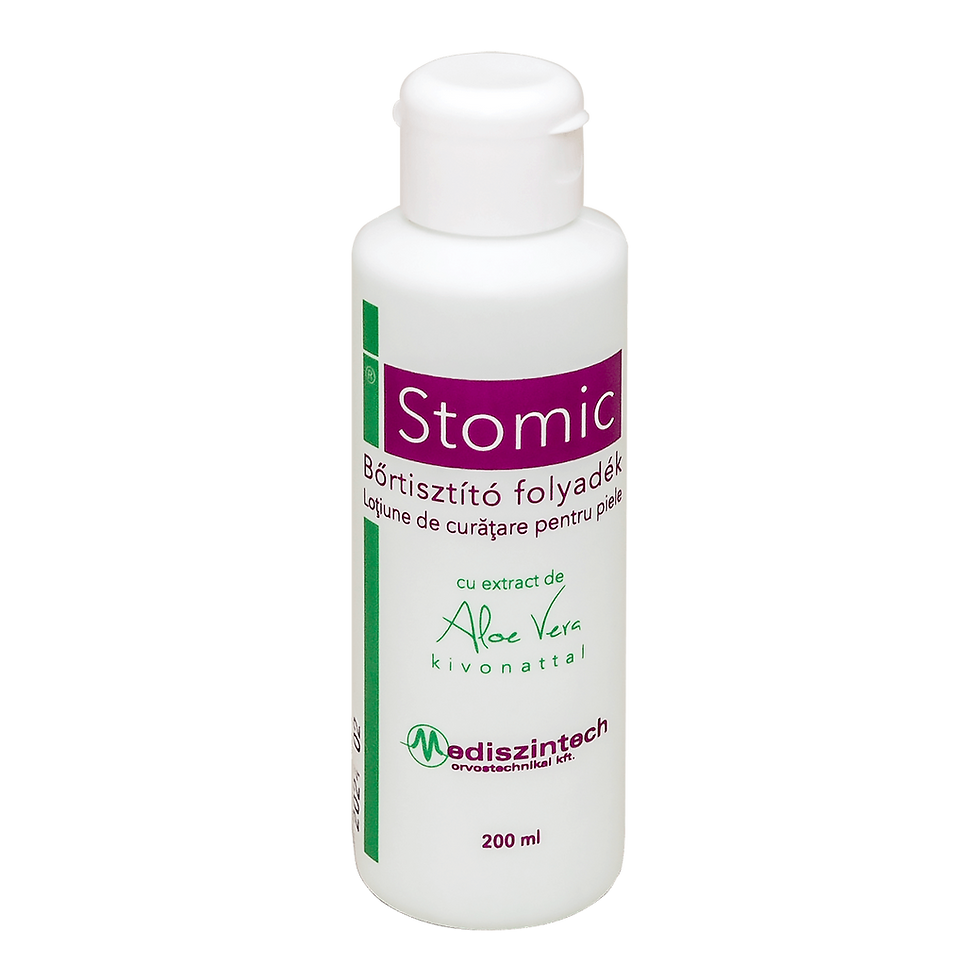 Miniatură: Pachet ADHESSIVE colostomie/ileostomie cu 10 saci Steadlive 20-70 mm + accesorii