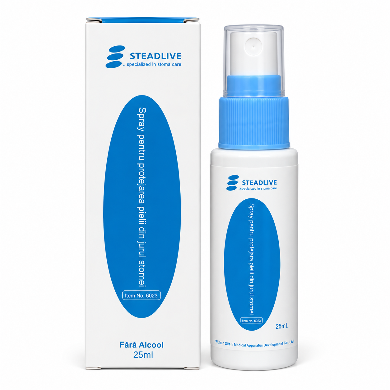 Spray barieră Steadlive 25 ml pentru protecția pielii din jurul stomei