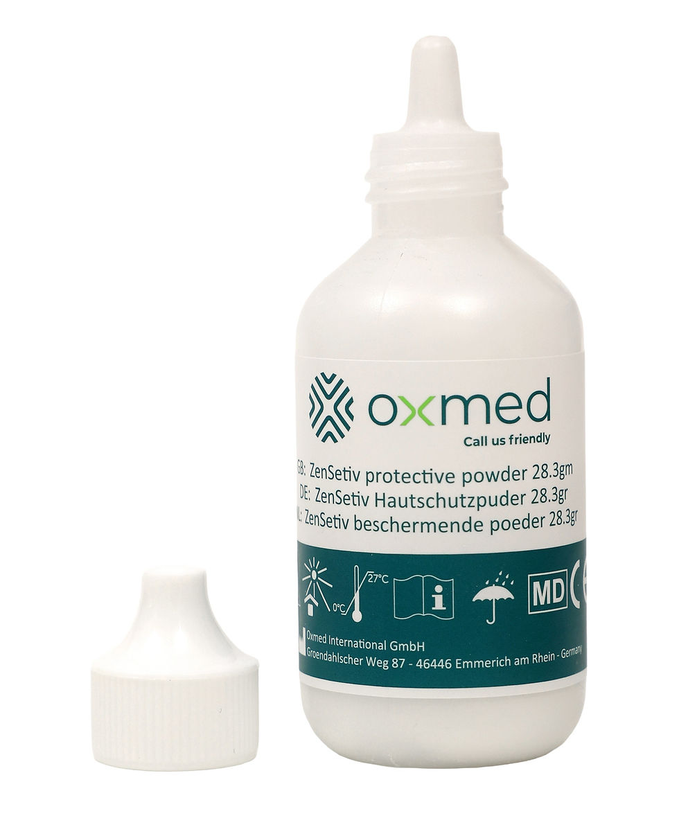 Miniatură: Pudra adeziva protectoare ZenSetiv ptr. colostomie/ileostomie/urostomie