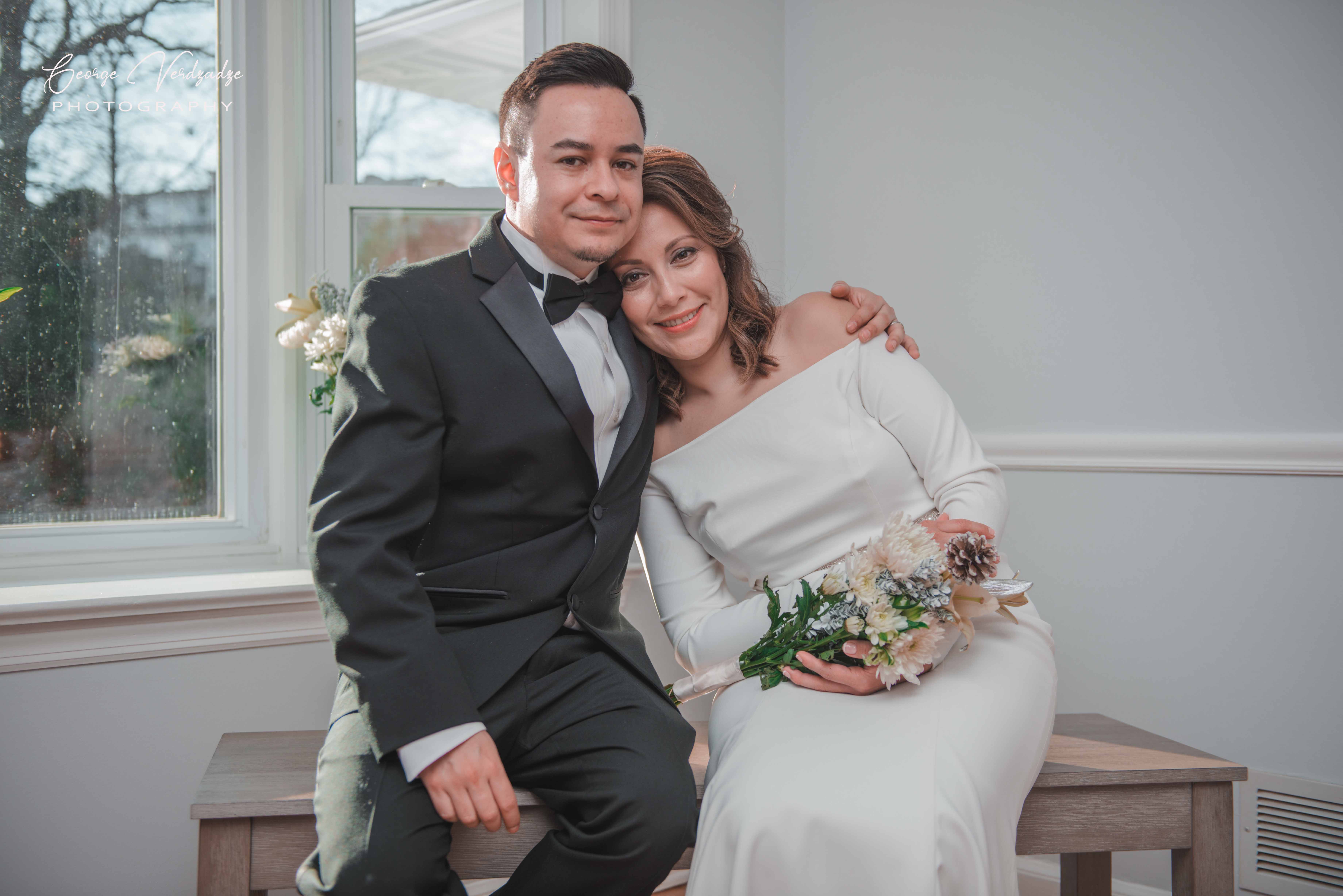 At home wedding photography