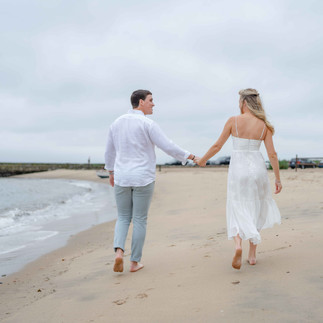 Beach engagement photographer